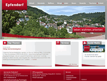 Tablet Screenshot of epfendorf.de